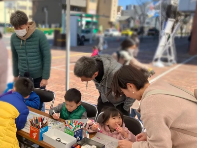 安城市SDGsイベント 紙ファイル塗り絵ワークショップ