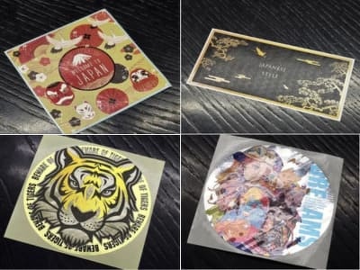 擬似エンボスステッカー