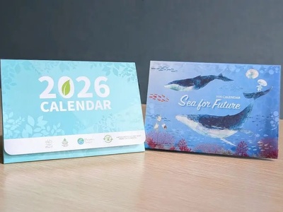 擬似エンボス卓上カレンダー